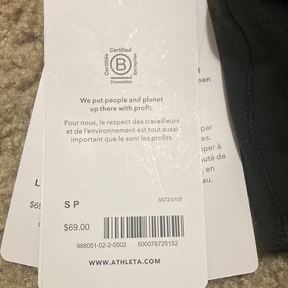 ATHLETA CONSCIOUS CUT OUT CROP D-DD - Picture 13 of 14